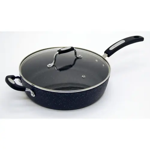 Fry Pan The Rock Aluminum 11" Black Black Fry Pan The Rock Aluminum 11" Black Black