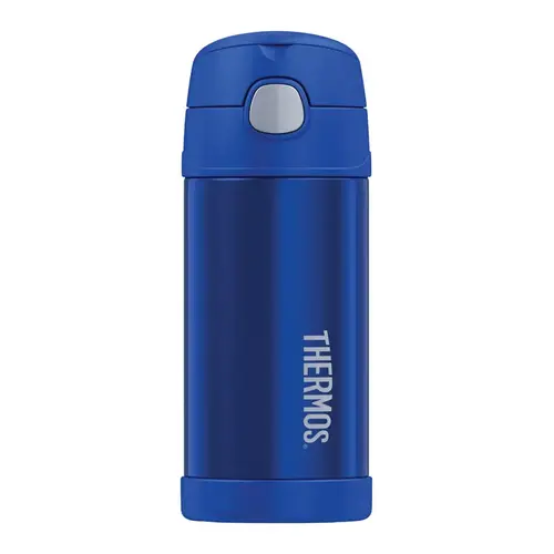 Thermos Bottle FUNtainer 12 oz Vacuum Insulated Blue BPA Free Blue Thermos Bottle FUNtainer 12 oz Vacuum Insulated Blue BPA Free Blue
