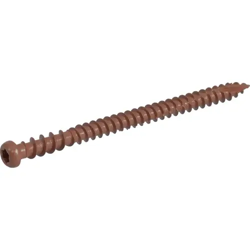 Composite Deck Screws No. 10 X 2-1/2" L Star Flat Head 5 lb Red Composite Deck Screws No. 10 X 2-1/2" L Star Flat Head 5 lb Red