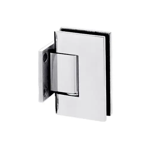 Chrome Anaheim Wall Mount Short Back Plate Shower Door Hinge Chrome Anaheim Wall Mount Short Back Plate Shower Door Hinge
