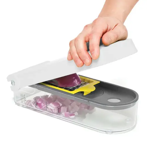 Food Chopper Prepworks Gray/White Plastic Gray/White