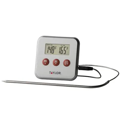 Probe Thermometer Digital Silver Probe Thermometer Digital Silver