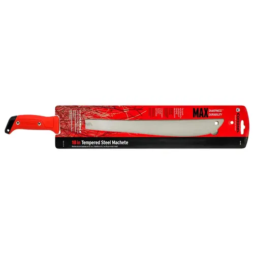 18" Machete W/ Ergonomic Handle 18" Machete W/ Ergonomic Handle