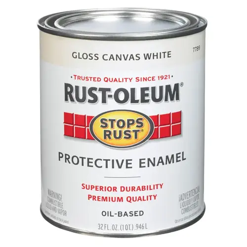 Protective Paint Stops Rust Canvas White 1 qt Canvas White Protective Paint Stops Rust Canvas White 1 qt Canvas White