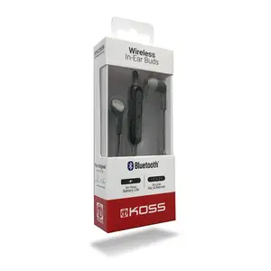 Koss BT115I Earbud w/Microphone Wireless Bluetooth Gray