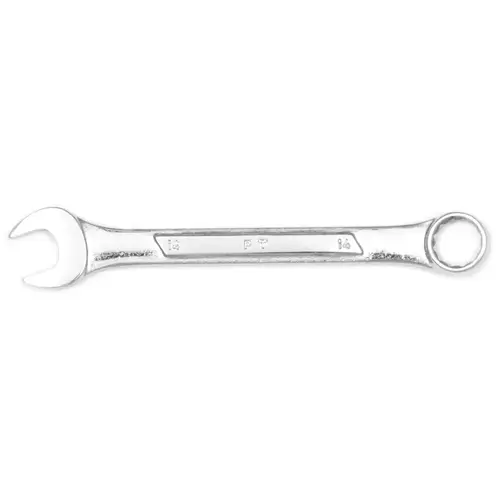 Combination Wrench 14 mm S X 14 mm S 12 Point Metric Silver