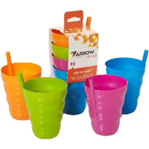 Cup Assorted Plastic Sip-A 4" D Assorted Cup Assorted Plastic Sip-A 4" D Assorted