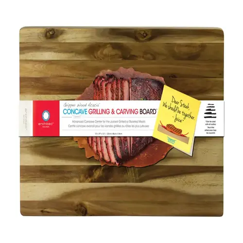 Concave Carving Board Gripperwood 19" L X 13" W Acacia Wood Natural - pack of 3 Concave Carving Board Gripperwood 19" L X 13" W Acacia Wood Natural - pack of 3