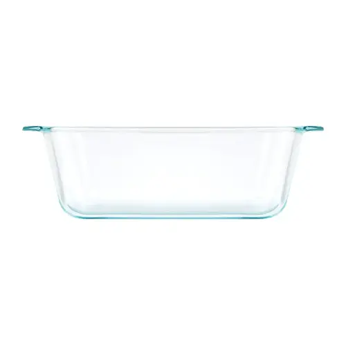 8 In. x 8 In. x 2.7 In. Glass Deep Baking Dish Clear