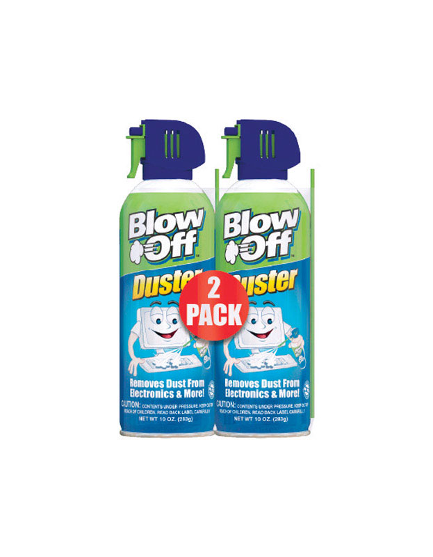 Blow Off 2-152-2232 Max-Pro Air Duster, 10 oz Can, Gas, Slight Ethereal, Clear