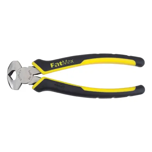 End Cutting Plier, 25/64 in Cutting Capacity, Steel Jaw, 6-1/2 in OAL Black/Yellow End Cutting Plier, 25/64 in Cutting Capacity, Steel Jaw, 6-1/2 in OAL Black/Yellow