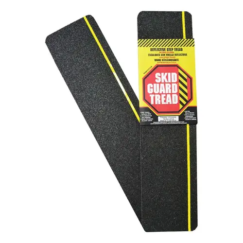 Stair Tread 6" W X 24" L Black/Yellow Black/Yellow