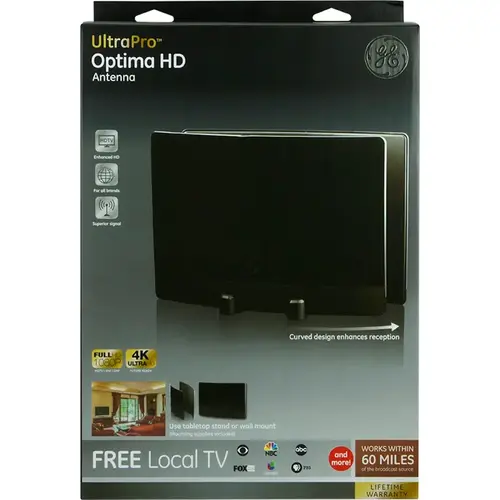 Antenna Ultapro Indoor HDTV Black Antenna Ultapro Indoor HDTV Black