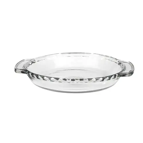 Deep Pie Dish 9-1/2" W X 9-1/2" L Clear Clear
