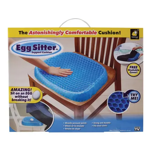 Seat Cushion Astonishingly Comfortable Polyacrylamide Gel Core Blue Seat Cushion Astonishingly Comfortable Polyacrylamide Gel Core Blue