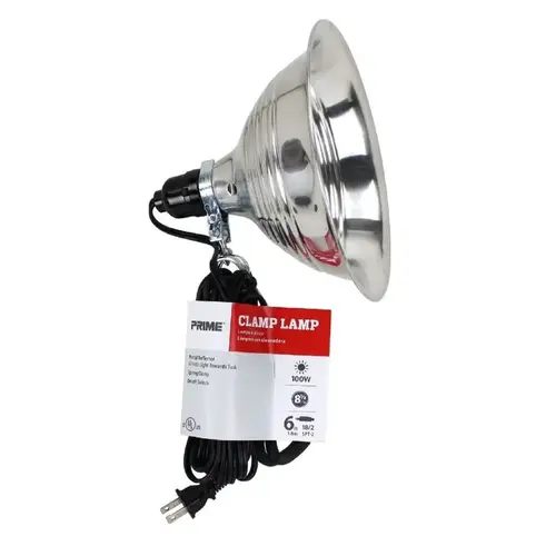 Clamp Light 8.5" 100 W Incandescent Clamp Light 8.5" 100 W Incandescent