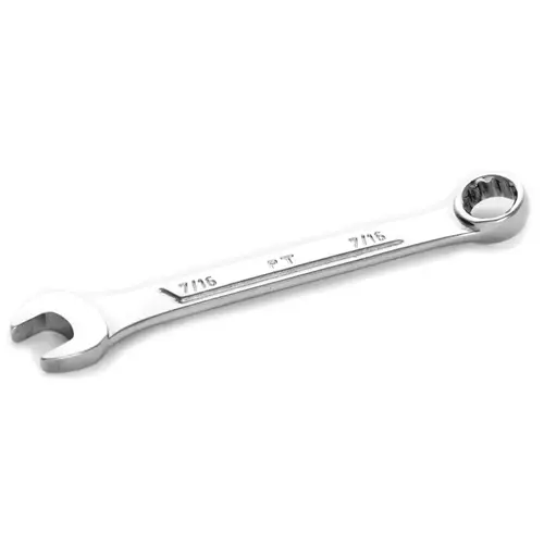 Combination Wrench 7/16" X 7/16" 12 Point SAE Silver