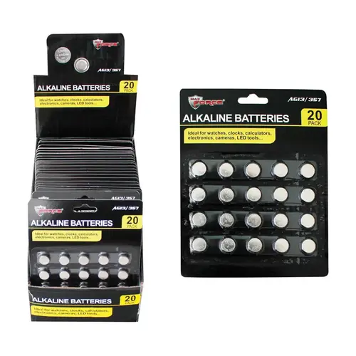 Button Cell Battery MAX Force Alkaline AG13/357 3 V - pack of 24 Button Cell Battery MAX Force Alkaline AG13/357 3 V - pack of 24