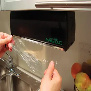 E-Zee Wrap 20112 Plastic Wrap Dispenser Black Black