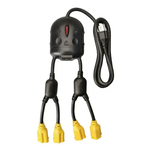 Power Adapter Penta Power 14/3 125 V 4 ft. L Black Power Adapter Penta Power 14/3 125 V 4 ft. L Black