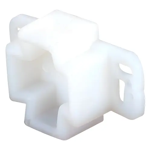 Drawer Track Back Plate Plastic Center Guide, Plastic Material, White Color, 0.44" Height, 0.75" Width Drawer Track Back Plate Plastic Center Guide, Plastic Material, White Color, 0.44" Height, 0.75" Width