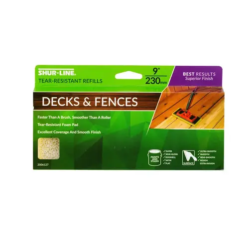 9 In. Best Results Decks & Fences Stain Refill Pad 9 In. Best Results Decks & Fences Stain Refill Pad