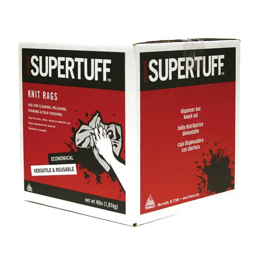 SuperTuff White Knit T-Shirt Painter's Rags (4 Lb.) SuperTuff White Knit T-Shirt Painter's Rags (4 Lb.)