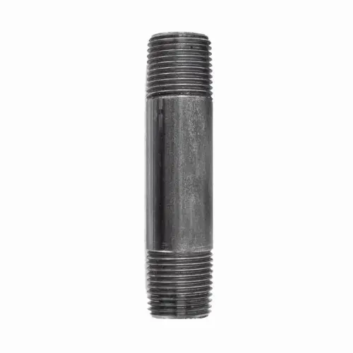 Nipple 1/4" MIP each T X 1/4" D MIP in. Black Steel 3-1/2" L Black Nipple 1/4" MIP each T X 1/4" D MIP in. Black Steel 3-1/2" L Black