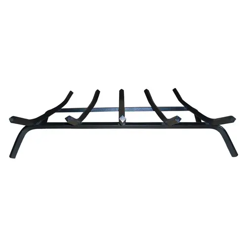 Fireplace Grate Black Steel Black