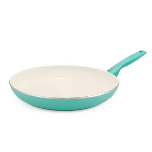 Fry Pan Rio Ceramic Coated Aluminum 12" Turquoise Turquoise Fry Pan Rio Ceramic Coated Aluminum 12" Turquoise Turquoise