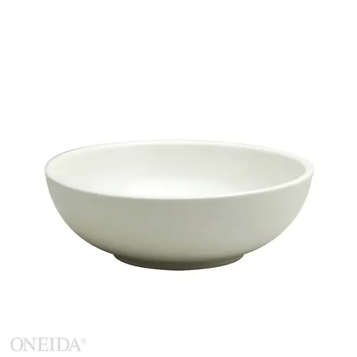 CREAM WHITE ROLLED EDGE COUPE BOWL 48 OUNCES