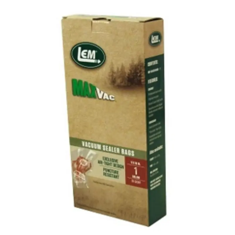 LEM Vacuum Sealer Rolls and Bags MaxVac Clear Clear 1390 LEM Vacuum Sealer Rolls and Bags MaxVac Clear Clear 1390