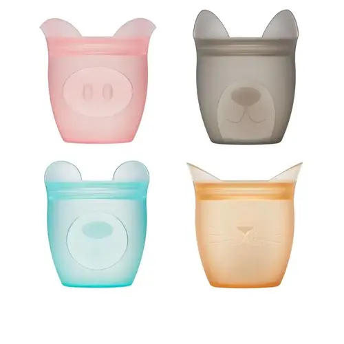 Storage Cup Set 4 Assorted Assorted - pack of 18