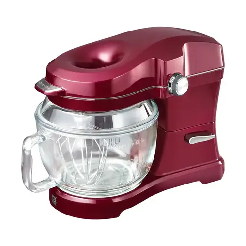 Mixer Elite Burgundy 5 qt 10 speed Stand Metallic