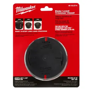 Milwaukee 49-16-2748 M18 FUEL Trimmer Head, For: 2725-20 M18 FUEL String Trimmer Black