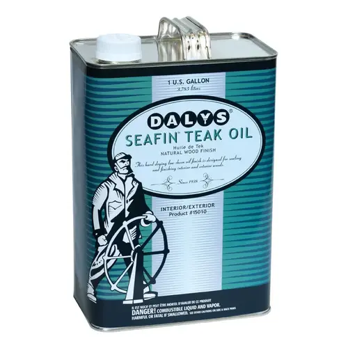 Teak Oil Finish SeaFin Amber 1 gal Amber