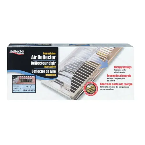 Air Deflector 3" H X 14" W 1-Way Gold Plastic Gold Air Deflector 3" H X 14" W 1-Way Gold Plastic Gold