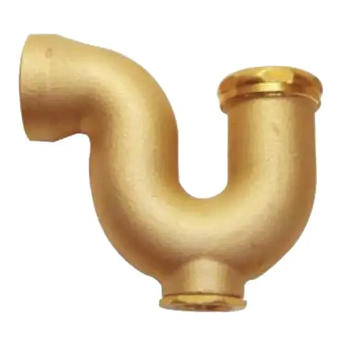 Sink Trap 2" D Brass Rough Sink Trap 2" D Brass Rough