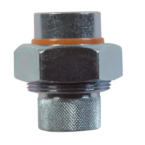 Dielectric Union 1/2" FPT X 1/2" D FPT Galvanized Steel Dielectric Union 1/2" FPT X 1/2" D FPT Galvanized Steel