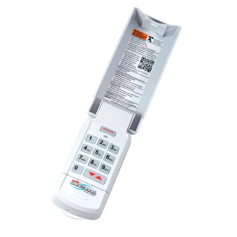 Genie Wireless Keyless Entry 3 Door For All Major Garage Door Opener Brands White 41248R