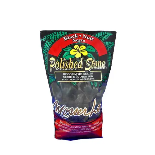 Decorative Stone Black 5 lb Black