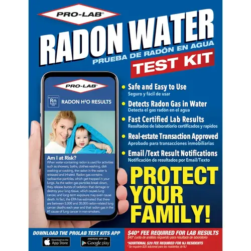Drinking Water Radon Test Kit