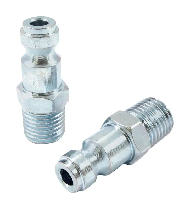Forney Tru-Flate Air Fitting Plug 1/4 in MNPT Steel 75590 Forney Tru-Flate Air Fitting Plug 1/4 in MNPT Steel 75590