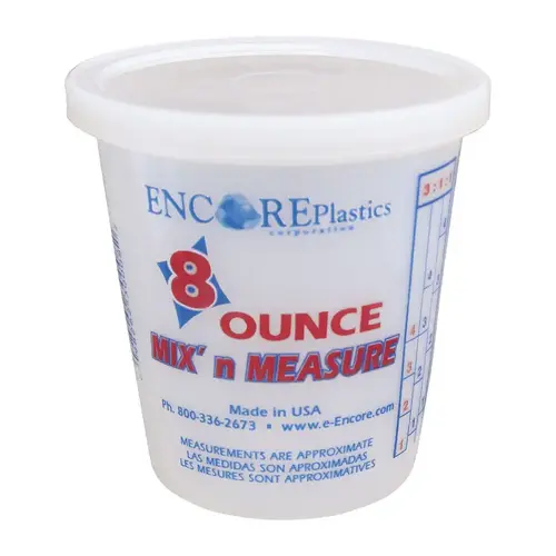 30308 Mix'n Measure Cup with Ratios, 8 oz Capacity White 30308 Mix'n Measure Cup with Ratios, 8 oz Capacity White