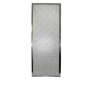 Mustee 48.700 Shower Door Enclosure Durastall 64" H X 28" W Chrome Silver Framed Chrome