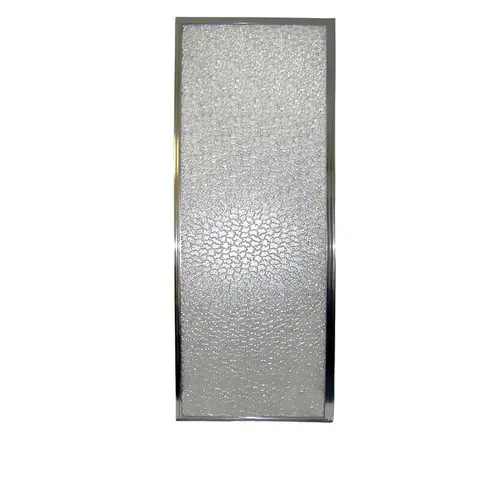 Shower Door Enclosure Durastall 64" H X 28" W Chrome Silver Framed Chrome