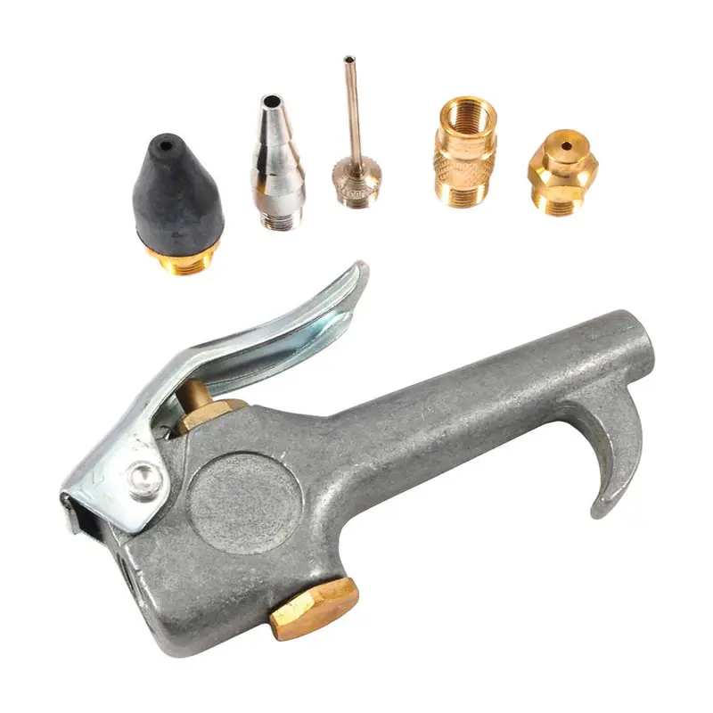 Forney Air Blow Gun Kit Aluminum/Steel Deluxe NPT 30 psi 75529 Forney Air Blow Gun Kit Aluminum/Steel Deluxe NPT 30 psi 75529