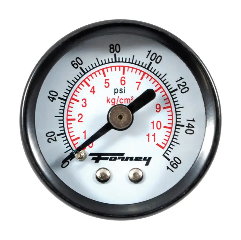 Forney Air Pressure Gauge Plastic Rear Mount 1/8 NPT 160 psi 75565 Forney Air Pressure Gauge Plastic Rear Mount 1/8 NPT 160 psi 75565