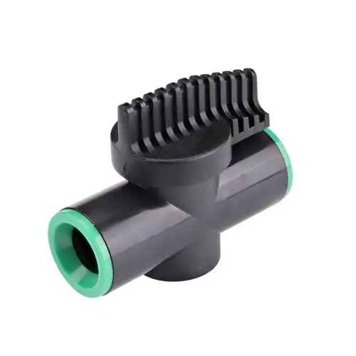 Rain Bird Inline Valve, 1/2 in, Compression, ABS Body, Black Rain Bird Inline Valve, 1/2 in, Compression, ABS Body, Black