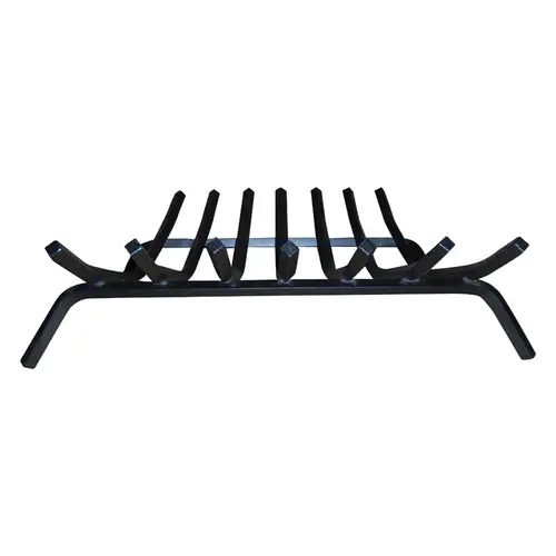 Fireplace Grate Black Steel Black